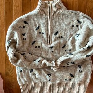 Loft size small sheep sweater